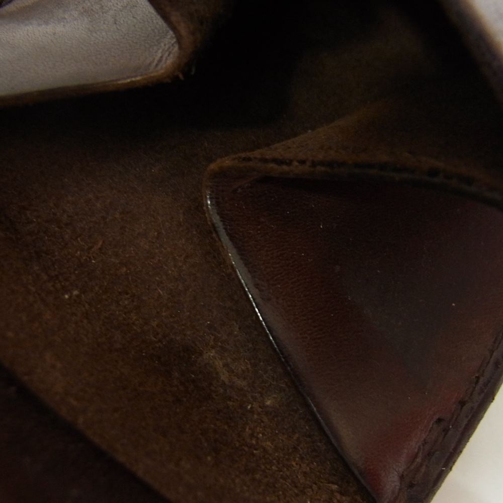 goro's ゴローズ コンチョ付き サドル 二つ折り レザーウォレット ブラウン系【中古】
