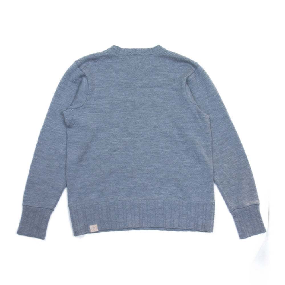 BONCOURA ボンクラ 両V セーター ウール ニット グレー系 38【中古】