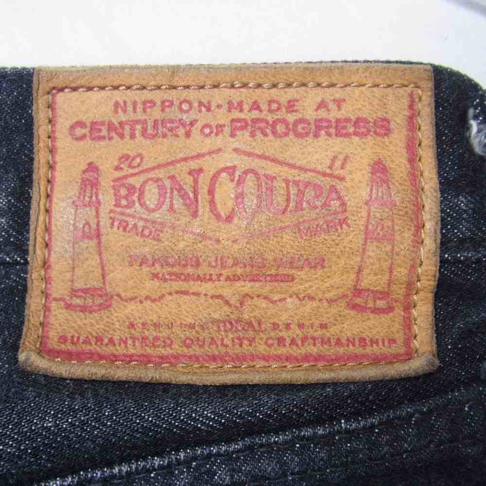 BONCOURA ボンクラ 66 Black 9th 9周年 ブラック デニム パンツ インディゴブルー系 31【中古】
