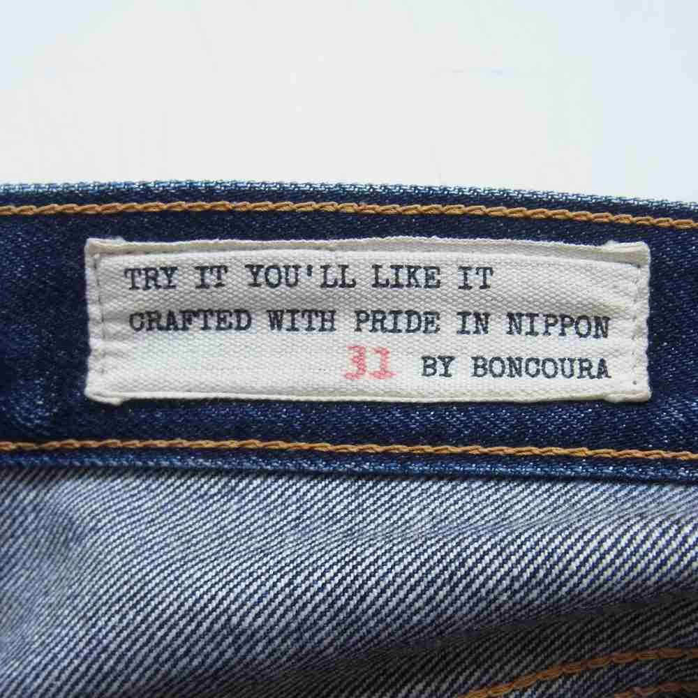 BONCOURA ボンクラ 66 type ジーンズ デニム パンツ インディゴブルー系 31【中古】