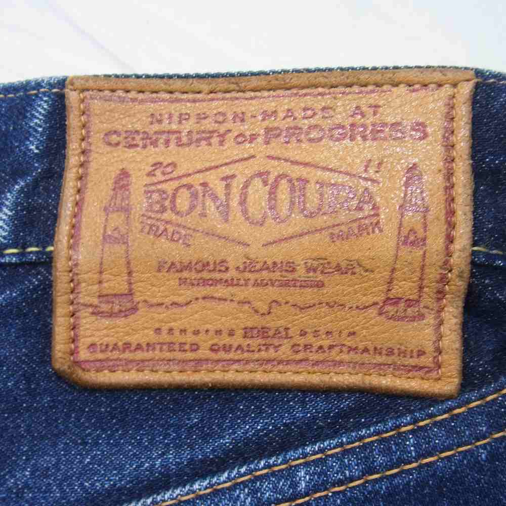 BONCOURA ボンクラ シンチバック ジーンズ デニム パンツ インディゴ