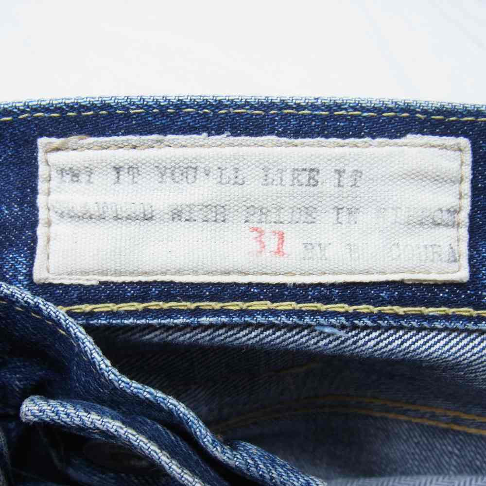 BONCOURA ボンクラ シンチバック ジーンズ デニム パンツ インディゴブルー系 31【中古】