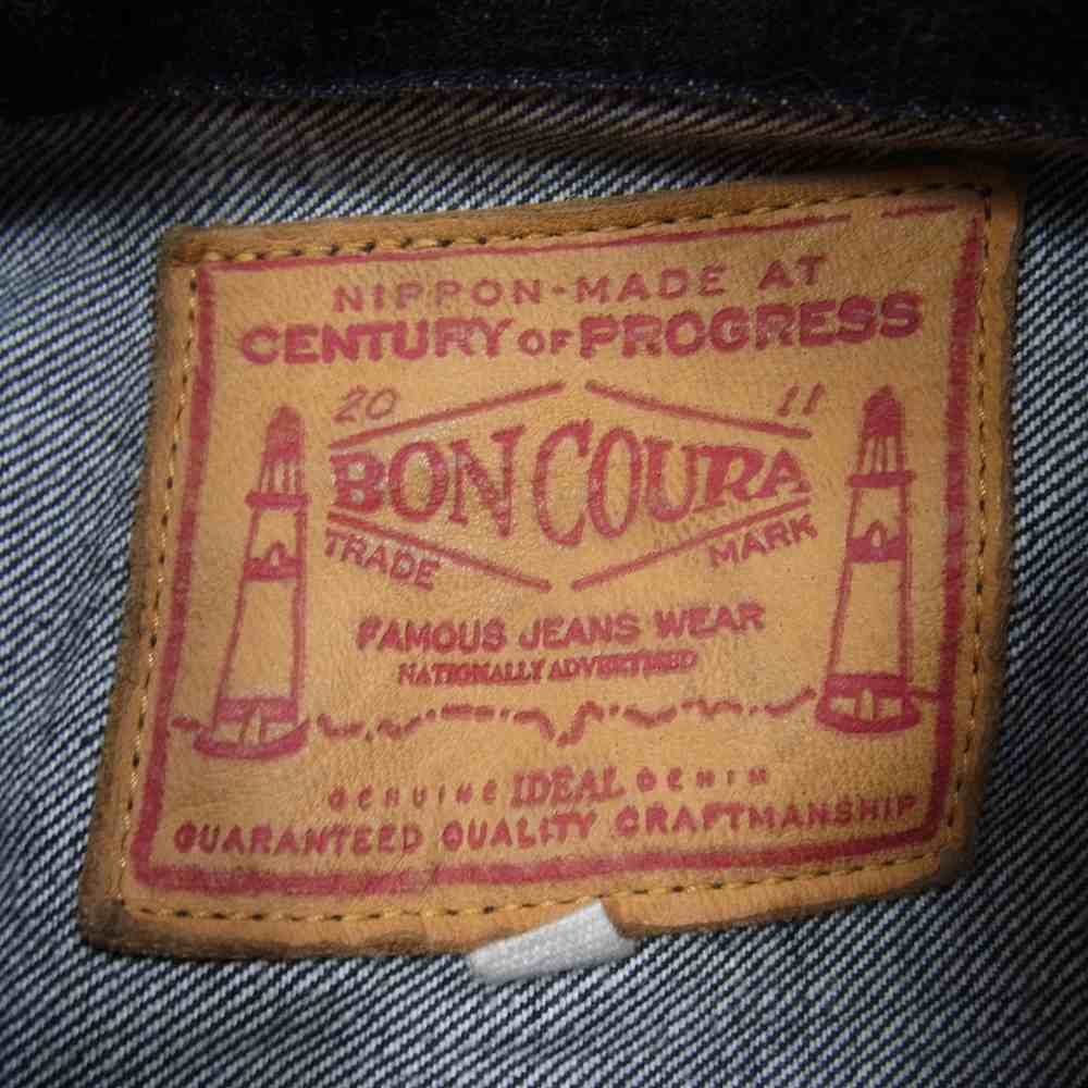 BONCOURA ボンクラ 9th 1st Gジャン 9周年 ブラックデニム ジャケット ブラック系 38【中古】