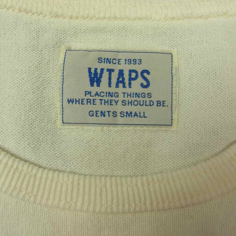 WTAPS ダブルタップス 13AW 132ATDT-CSM09 VASQUE L/S TEE COTTON ボーダー 長袖 コットン Tシャツ ホワイト系 ネイビー系 S【中古】
