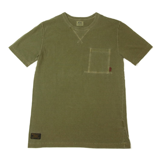 WTAPS ダブルタップス 13SS 131ATST-CSM08 BLANK S/S-C TEE COTTON 半袖 コットン Tシャツ カーキ系 S【中古】