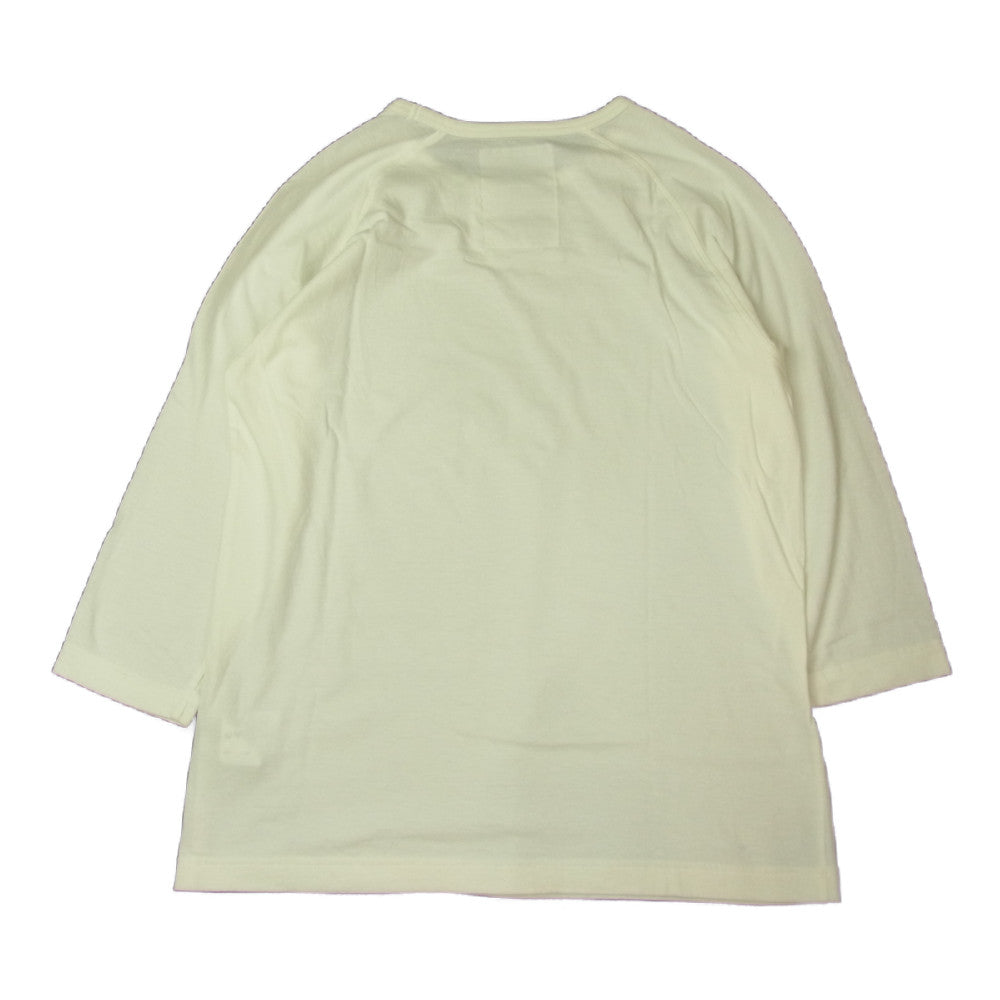WTAPS ダブルタップス 13SS 131ATDT-CSM01 IAN TEE COTTON ラグラン 七分袖 コットン Tシャツ ホワイト系 1【中古】