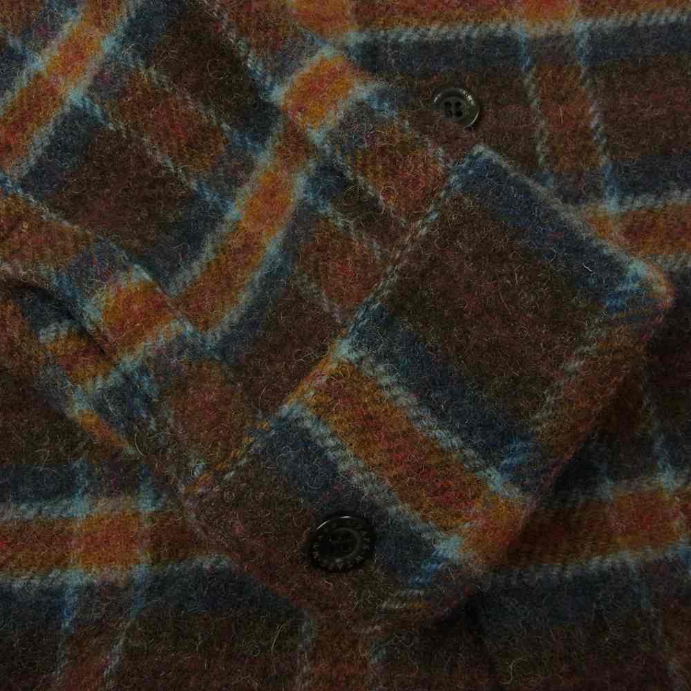 WTAPS ダブルタップス 11AW 112GWDT-SHM01 UNION L/S SHIRT WOOL ユニオン ウール 長袖 チェック シャツ マルチカラー系 S【中古】