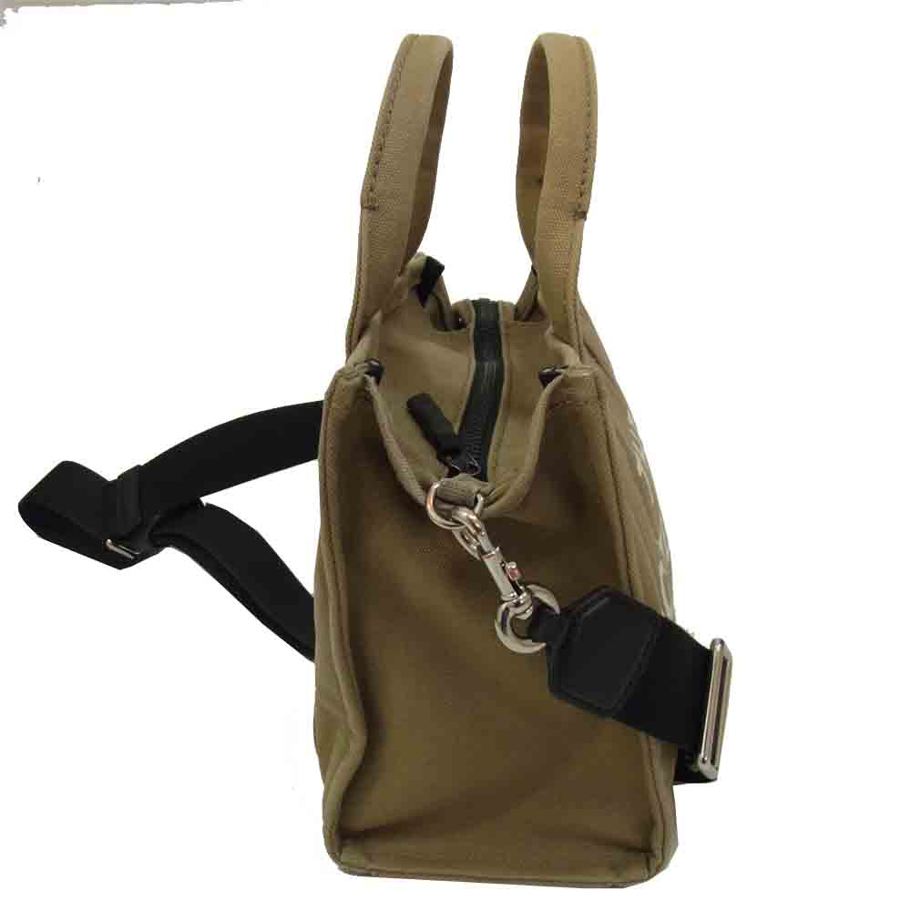 MARC BY MARC JACOBS マークバイマークジェイコブス  M0016493 THE TOTE BAG 2WAY キャンバス ハンドバッグ ショルダーバッグ カーキ系【中古】