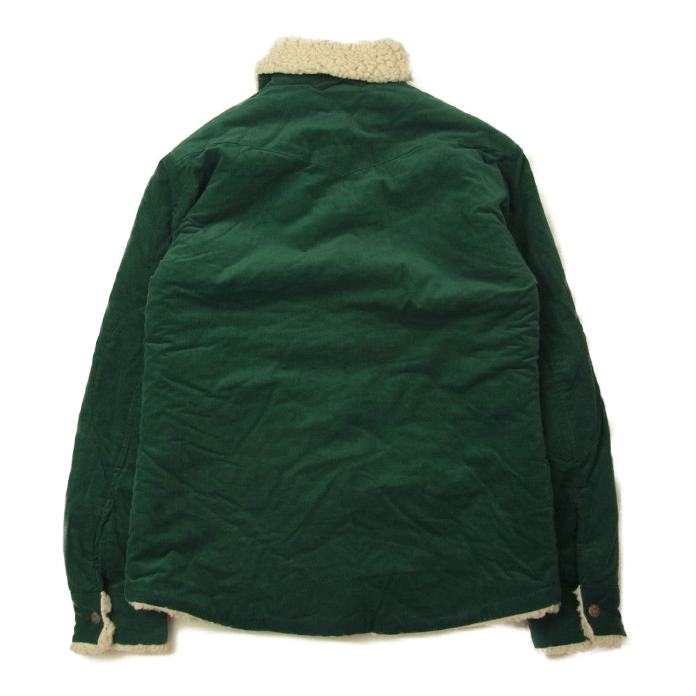 ハリウッドランチマーケット  JK1426 700057-581  ランチコート コーデュロイ ボア ジャケット  グリーン系 2【中古】