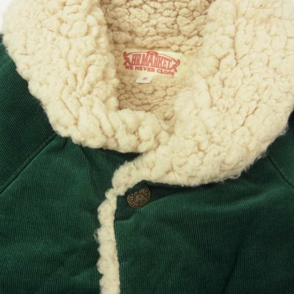 ハリウッドランチマーケット  JK1426 700057-581  ランチコート コーデュロイ ボア ジャケット  グリーン系 2【中古】
