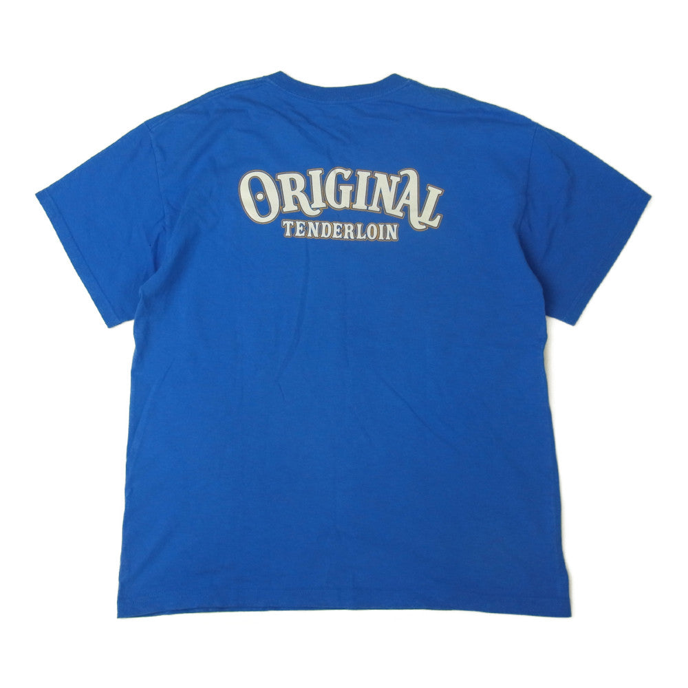 TENDERLOIN テンダーロイン T-TEE 69 イーグル ポケット Tシャツ ブルー系 M【中古】