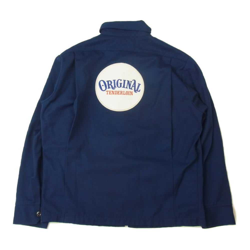 TENDERLOIN テンダーロイン 16AW T-WORK SHT JKT U ワッペン ワーク ジャケット ネイビー系 XS【中古】