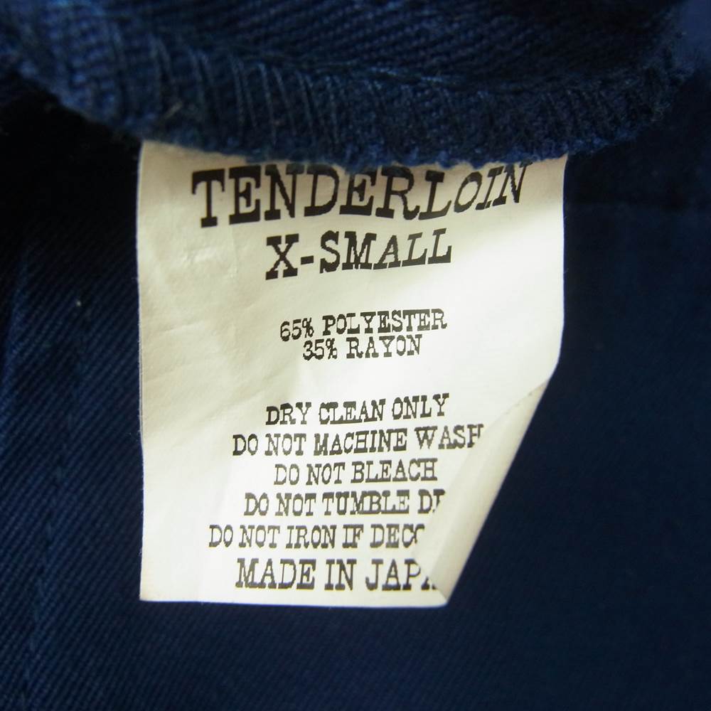 TENDERLOIN テンダーロイン 16AW T-WORK SHT JKT U ワッペン ワーク ジャケット ネイビー系 XS【中古】