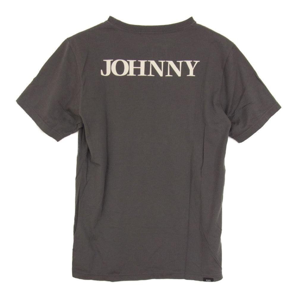 HYSTERIC GLAMOUR ヒステリックグラマー 0622CT03 THEE HYSTERIC XXX JOHNNY THUNDERS ジョニーサンダー クルーネック 半袖 Tシャツ グレー系 S【中古】