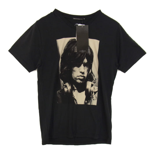 HYSTERIC GLAMOUR ヒステリックグラマー 0653CT06 THEE HYSTERIC XXX ROLLIMG STONES ローリングストーンズ フォト プリント 半袖 Tシャツ ブラック ブラック系 M【新古品】【未使用】【中古】