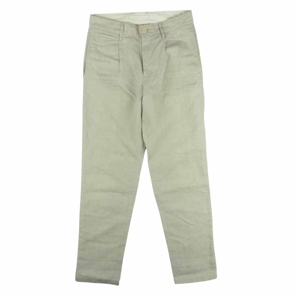 Nigel Cabourn ナイジェルケーボン 8090050002 リネン 1タック トラウザー パンツ 麻 日本製 ベージュ系 30【中古】