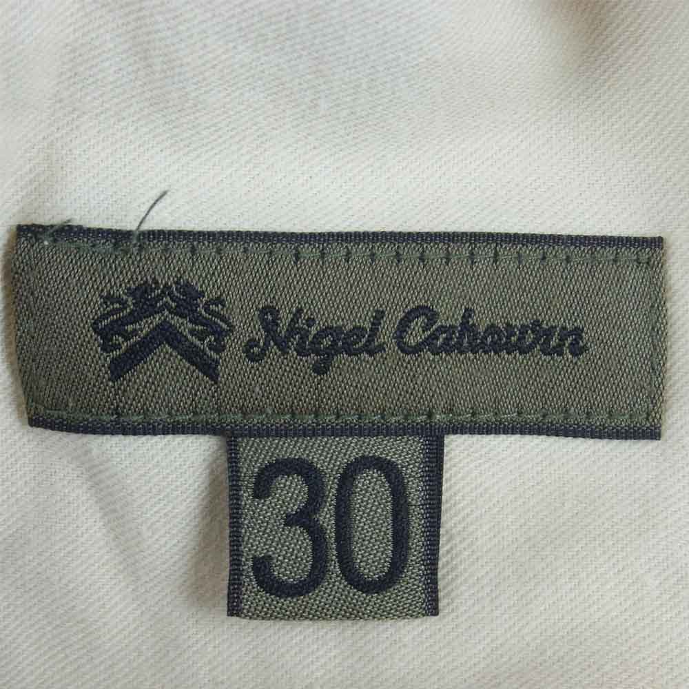 Nigel Cabourn ナイジェルケーボン 8090050002 リネン 1タック トラウザー パンツ 麻 日本製 ベージュ系 30【中古】