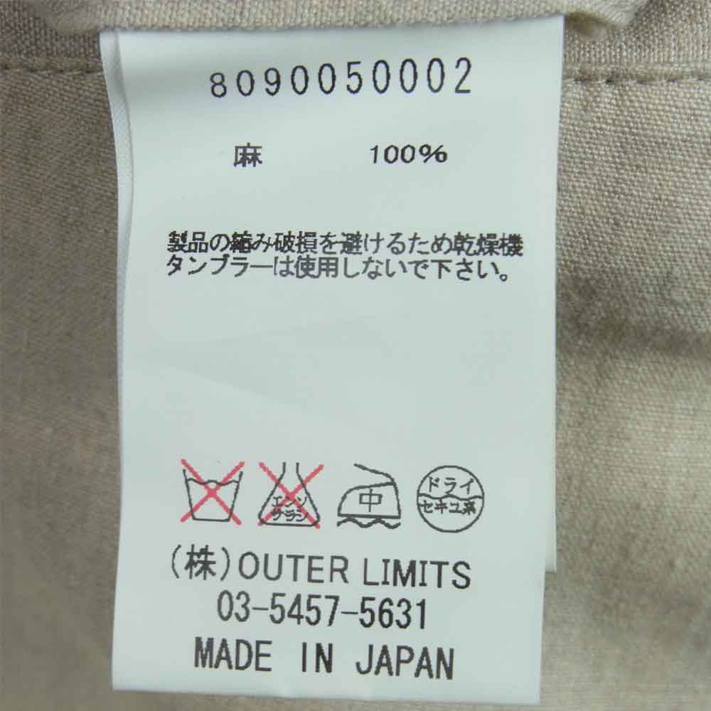 Nigel Cabourn ナイジェルケーボン 8090050002 リネン 1タック トラウザー パンツ 麻 日本製 ベージュ系 30【中古】