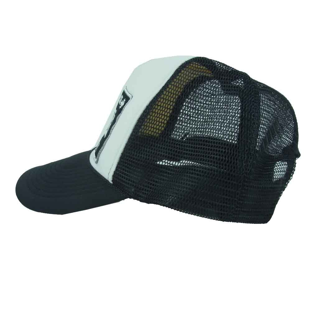 CHROME HEARTS クロムハーツ（原本無） TRUCKER CAP メッシュ トラッカー キャップ 帽子 CHクロスボール ブラック系 ホワイト系【中古】