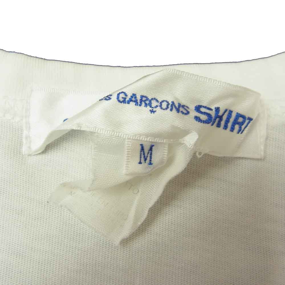 COMME des GARCONS コムデギャルソン SHIRT CDGT2PL クルーネック 半袖 Tシャツ カットソー ホワイト系 M【中古】