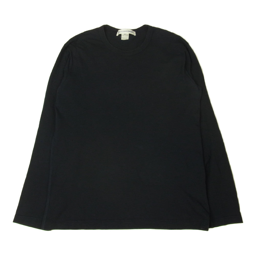 COMME des GARCONS コムデギャルソン SHIRT CDGT1PL クルーネック 長袖 Tシャツ ロンT ネイビー系 M【中古】