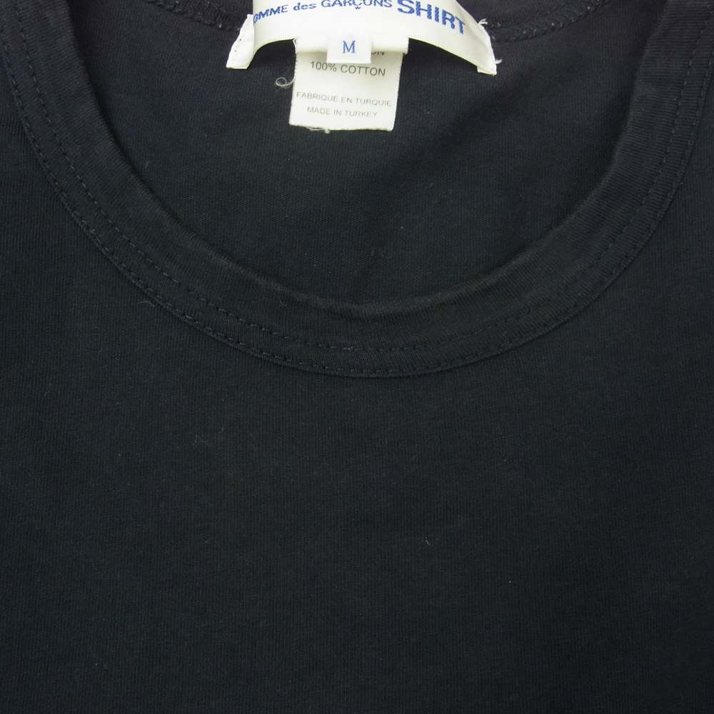 COMME des GARCONS コムデギャルソン SHIRT CDGT1PL クルーネック 長袖 Tシャツ ロンT ネイビー系 M【中古】