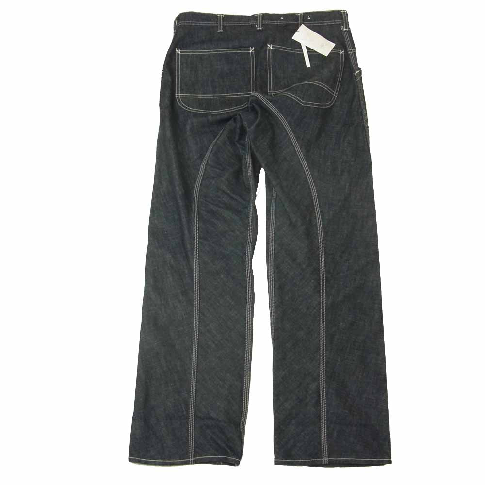 Scye サイ BASICS ベーシックス 5121-83545 ペグトップ ヒップガゼット サンホアキン テーパード デニムパンツ インディゴブルー系 30【中古】