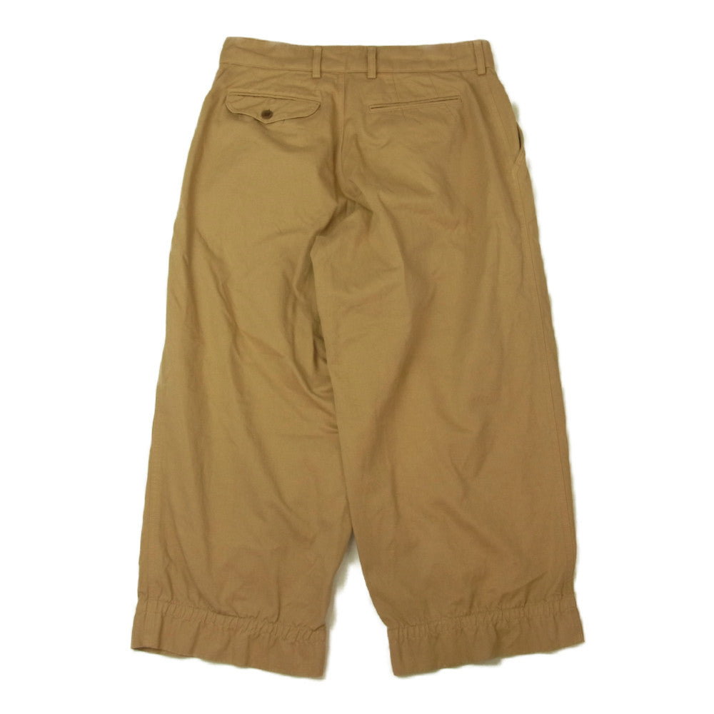 kolor カラー 21SS 21SCM-P20111 WIDE PUCKERING PANTS チノクロス パッカリング コットンツイル ワイド パンツ ベージュ系 1【中古】