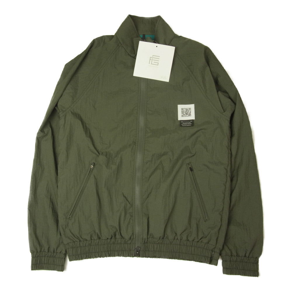 FUMITO GANRYU フミトガンリュウ 22SS FU7-BL-03 Ventilation windbreaker ベンチレーション ウィンドブレーカー ナイロン トラック ジャケット カーキ系 2【美品】【中古】