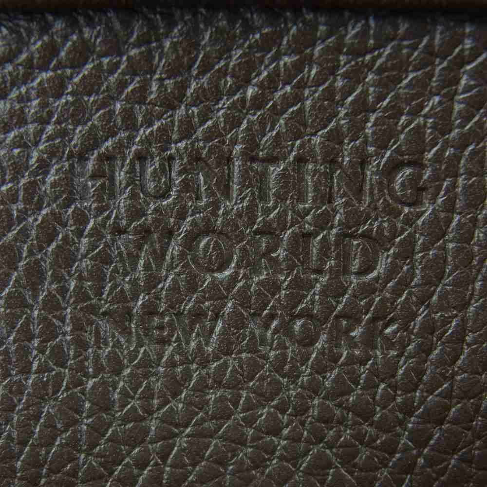 HUNTING WORLD ハンティングワールド 総柄 ショルダー バッグ ブラウン系【中古】