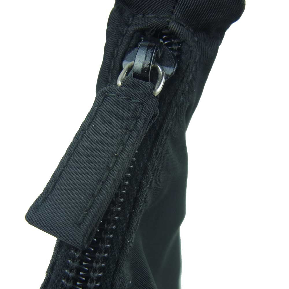 PRADA プラダ MV515 TESSUTO SPORT NERO ナイロン トップハンドル ポーチ ハンド バッグ ブラック系【中古】