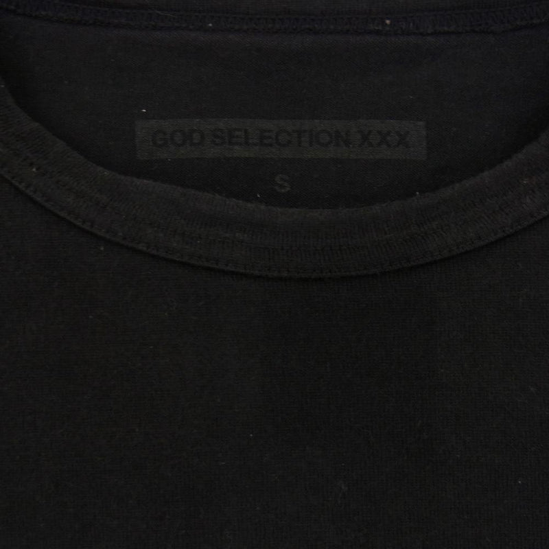 GOD SELECTION XXX ゴッドセレクション ベッド ガール フォト 長袖 Tシャツ ブラック系 S【中古】