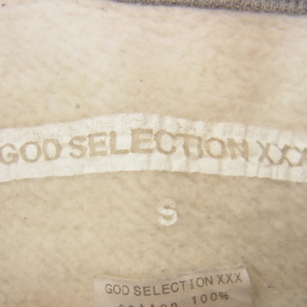 GOD SELECTION XXX ゴッドセレクション フォト プリント スウェット シャツ グレー グレー系 S【中古】