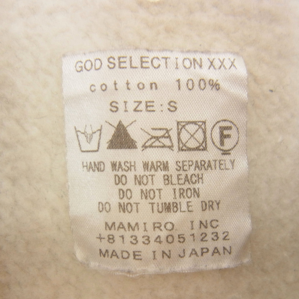 GOD SELECTION XXX ゴッドセレクション フォト プリント スウェット シャツ グレー グレー系 S【中古】