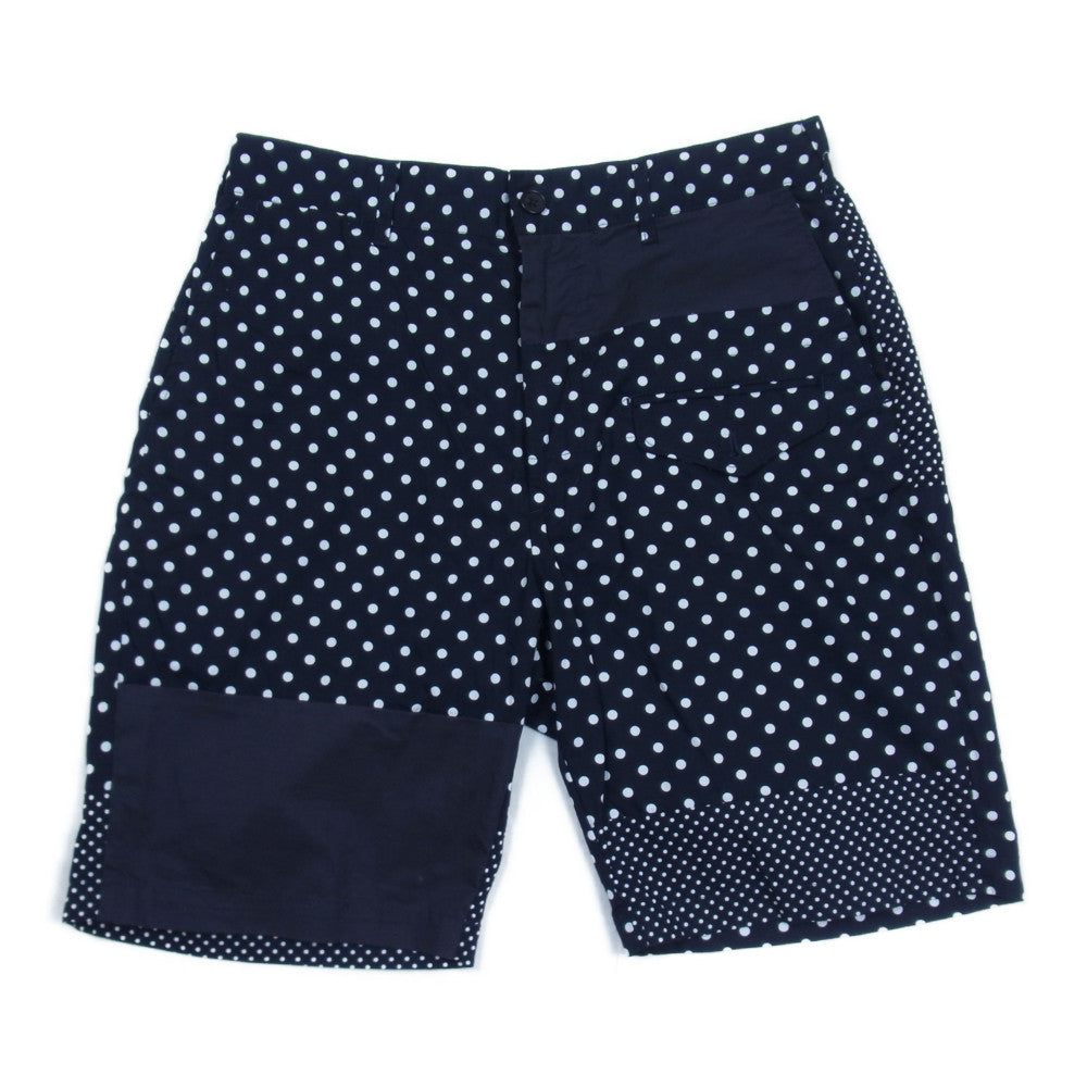 Engineered Garments エンジニアードガーメンツ Ghurka Short Big Polka Dot Broadcloth グルカ ショート ドット パンツ ネイビー系 S【中古】