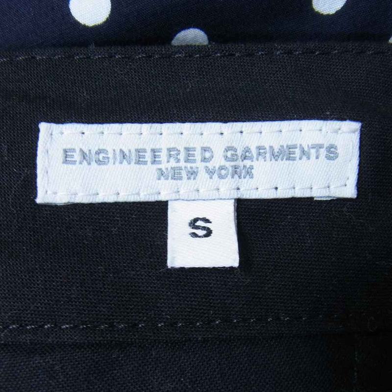 Engineered Garments エンジニアードガーメンツ Ghurka Short Big Polka Dot Broadcloth グルカ ショート ドット パンツ ネイビー系 S【中古】