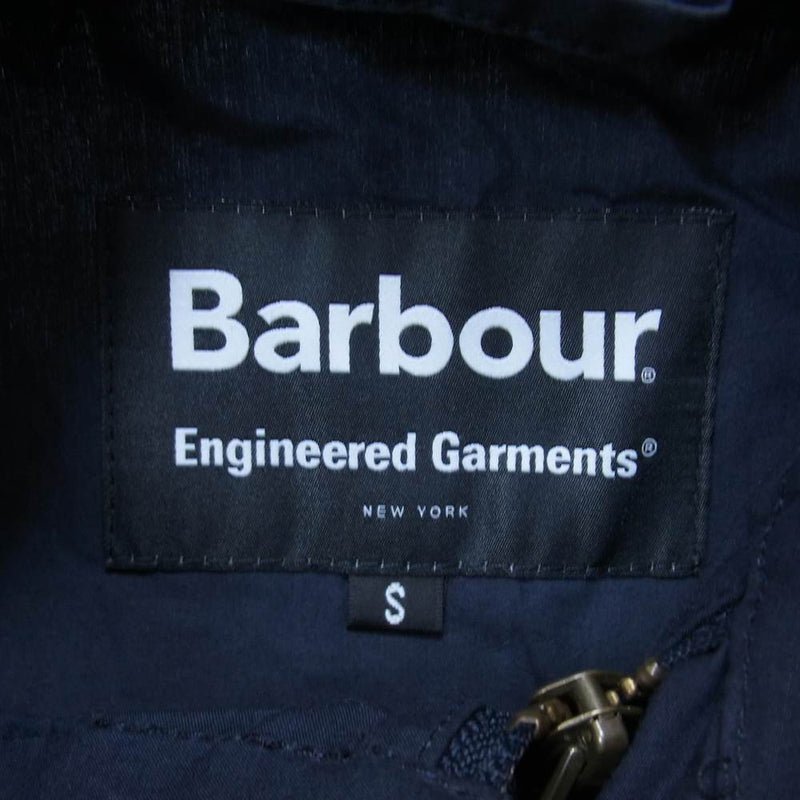 Engineered Garments エンジニアードガーメンツ 1901097 Barbour ARTHUR GILET バブアー アーサーベスト ネイビー系 S【中古】