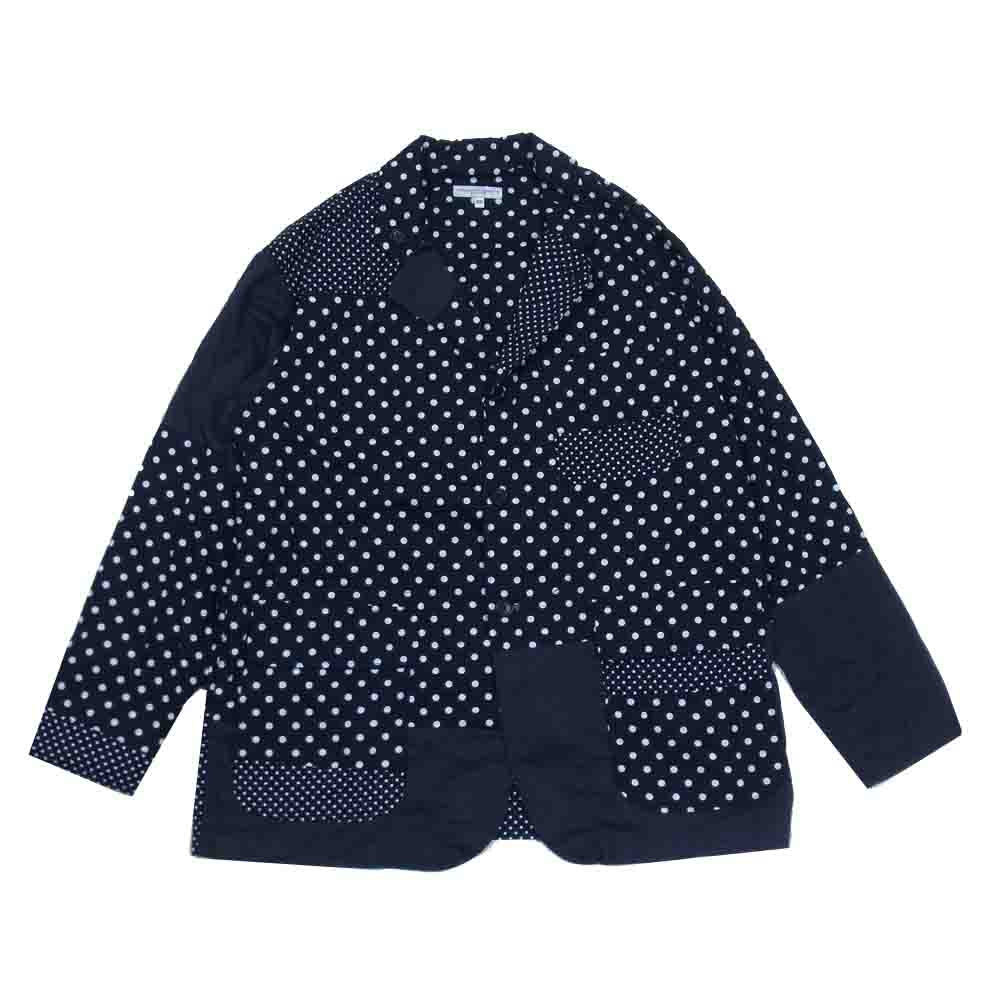 Engineered Garments エンジニアードガーメンツ Loiter Jacket Big Polka Dot Broadcloth ロイタージャケット ドット ネイビー系 XS【中古】