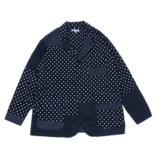 Engineered Garments エンジニアードガーメンツ Loiter Jacket Big Polka Dot Broadcloth ロイタージャケット ドット ネイビー系 XS【中古】