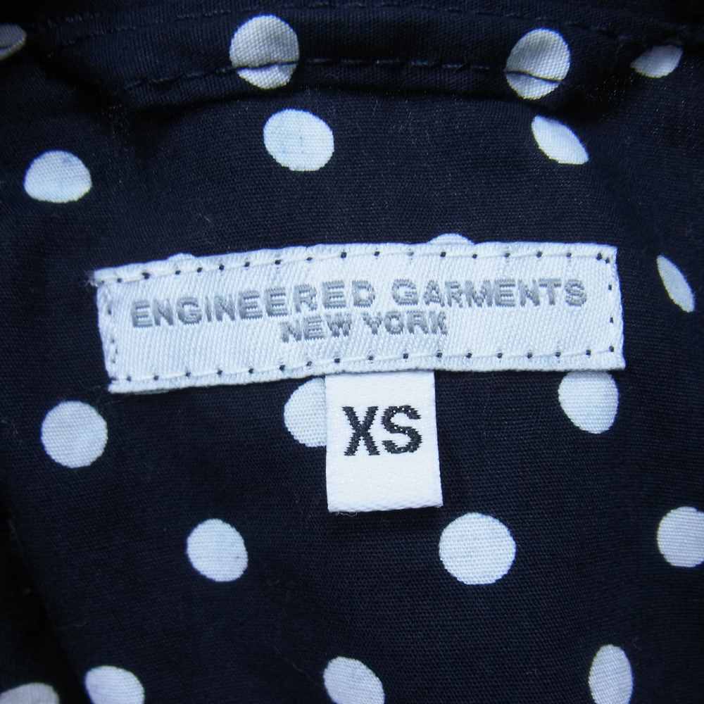 Engineered Garments エンジニアードガーメンツ Loiter Jacket Big Polka Dot Broadcloth ロイタージャケット ドット ネイビー系 XS【中古】