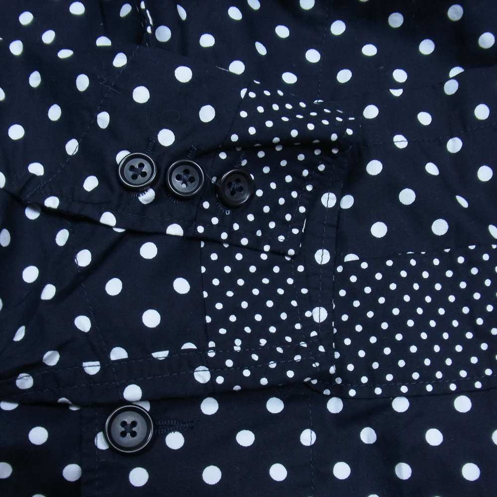 Engineered Garments エンジニアードガーメンツ Loiter Jacket Big Polka Dot Broadcloth ロイタージャケット ドット ネイビー系 XS【中古】
