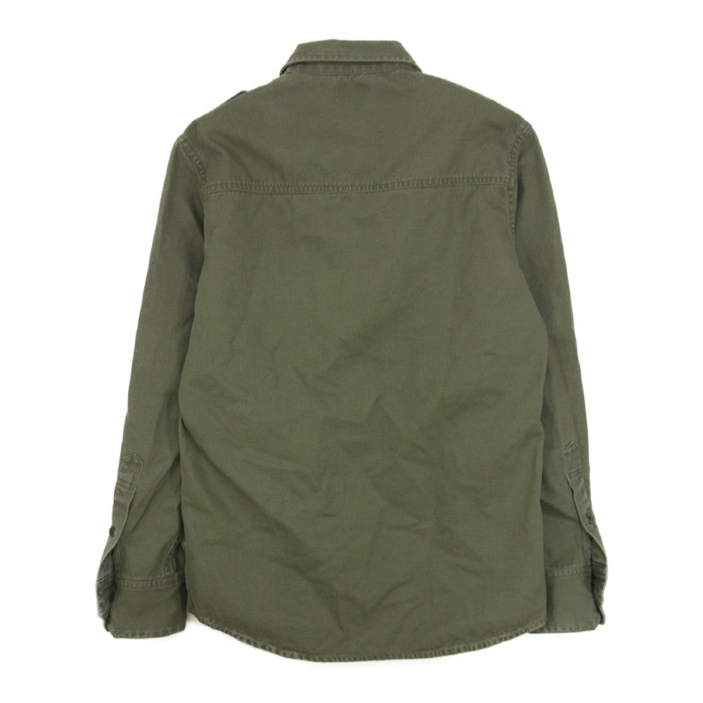 WTAPS ダブルタップス WT-VUA-MIL ミリタリー シャツ カーキ系 2【中古】