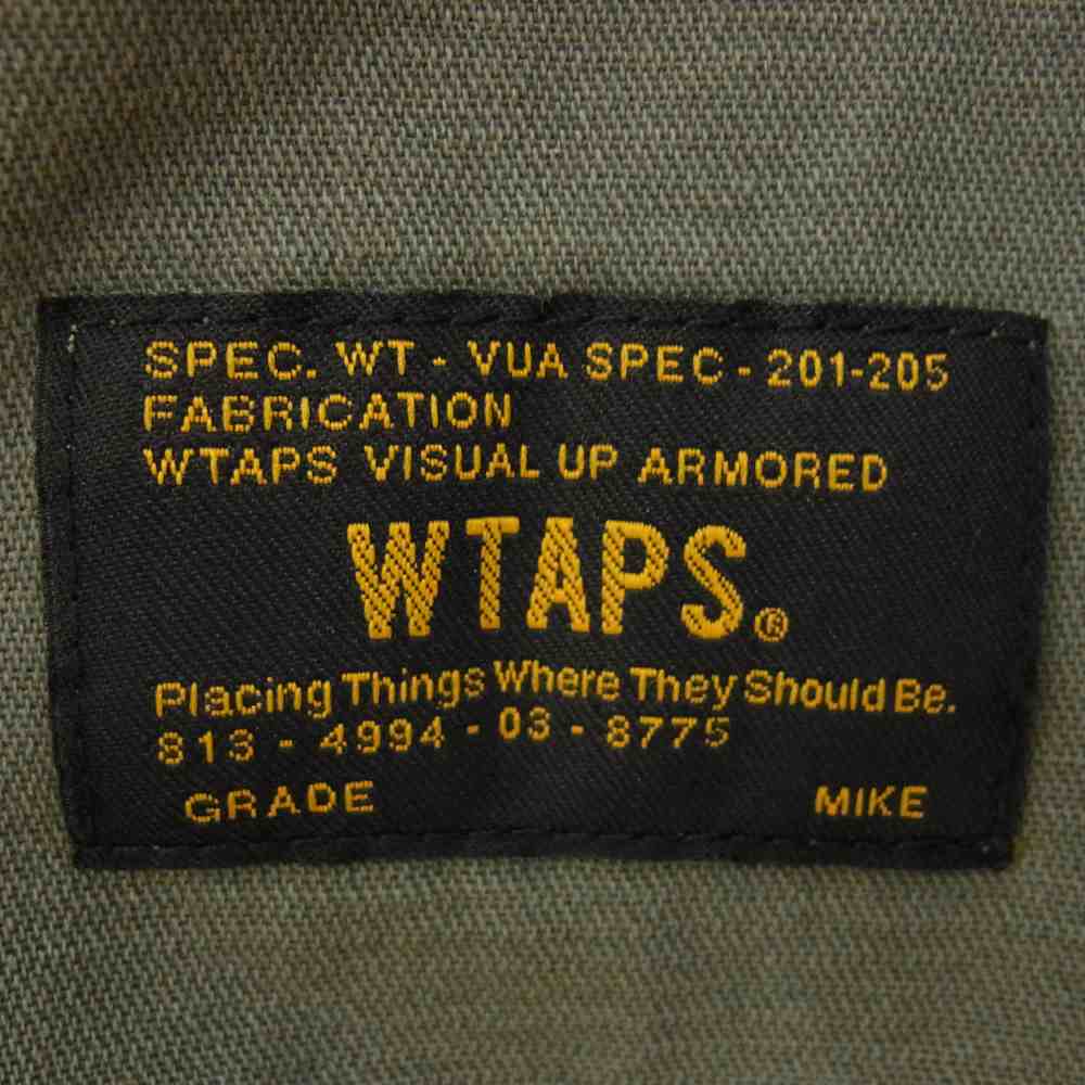WTAPS ダブルタップス WT-VUA-MIL ミリタリー シャツ カーキ系 2【中古】