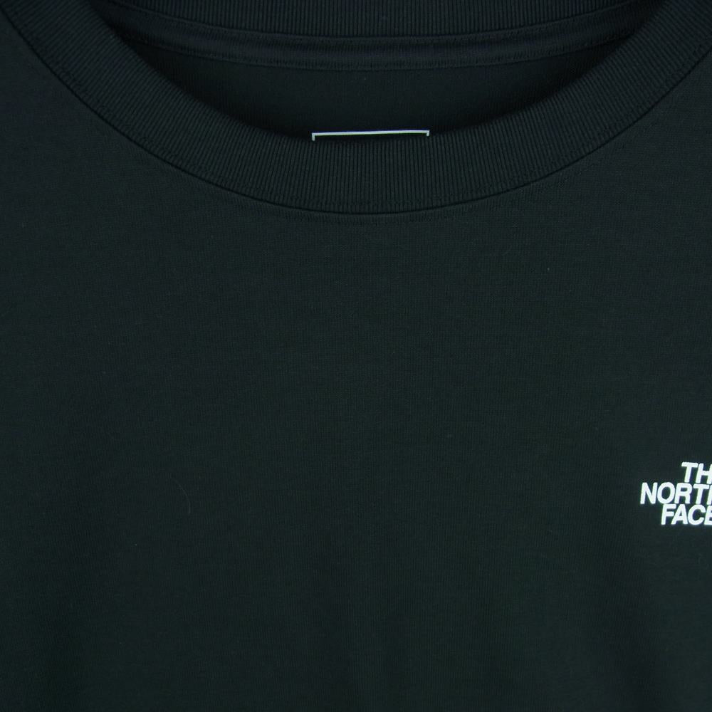 THE NORTH FACE ノースフェイス NT32144 S/S Back Square Logo Tee ショート スリーブ バックスクエアー ロゴ 半袖 Tシャツ ブラック系 L【新古品】【未使用】【中古】