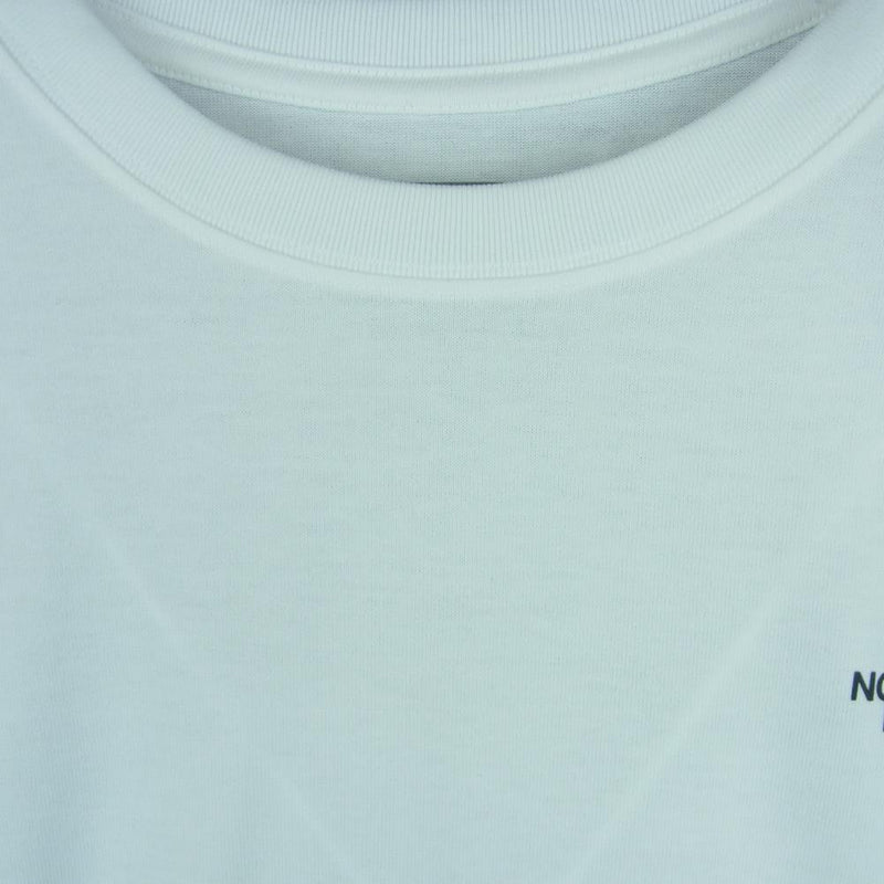 THE NORTH FACE ノースフェイス NT32144 S/S Back Square Logo Tee ショート スリーブ バックスクエアー ロゴ 半袖 Tシャツ ホワイト系 L【新古品】【未使用】【中古】