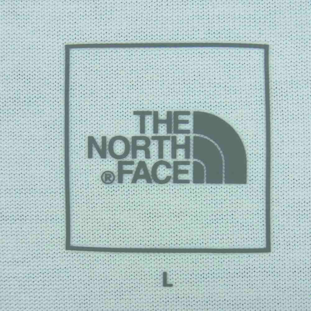 THE NORTH FACE ノースフェイス NT32144 S/S Back Square Logo Tee ショート スリーブ バックスクエアー ロゴ 半袖 Tシャツ ホワイト系 L【新古品】【未使用】【中古】