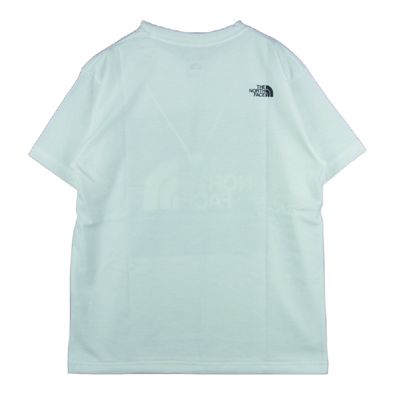 THE NORTH FACE ノースフェイス NT32135 S/S Colored Square Logo Tee ショート スリーブ カラード スクエア ロゴティー 半袖 Tシャツ ホワイト系 ブラック系 M【新古品】【未使用】【中古】