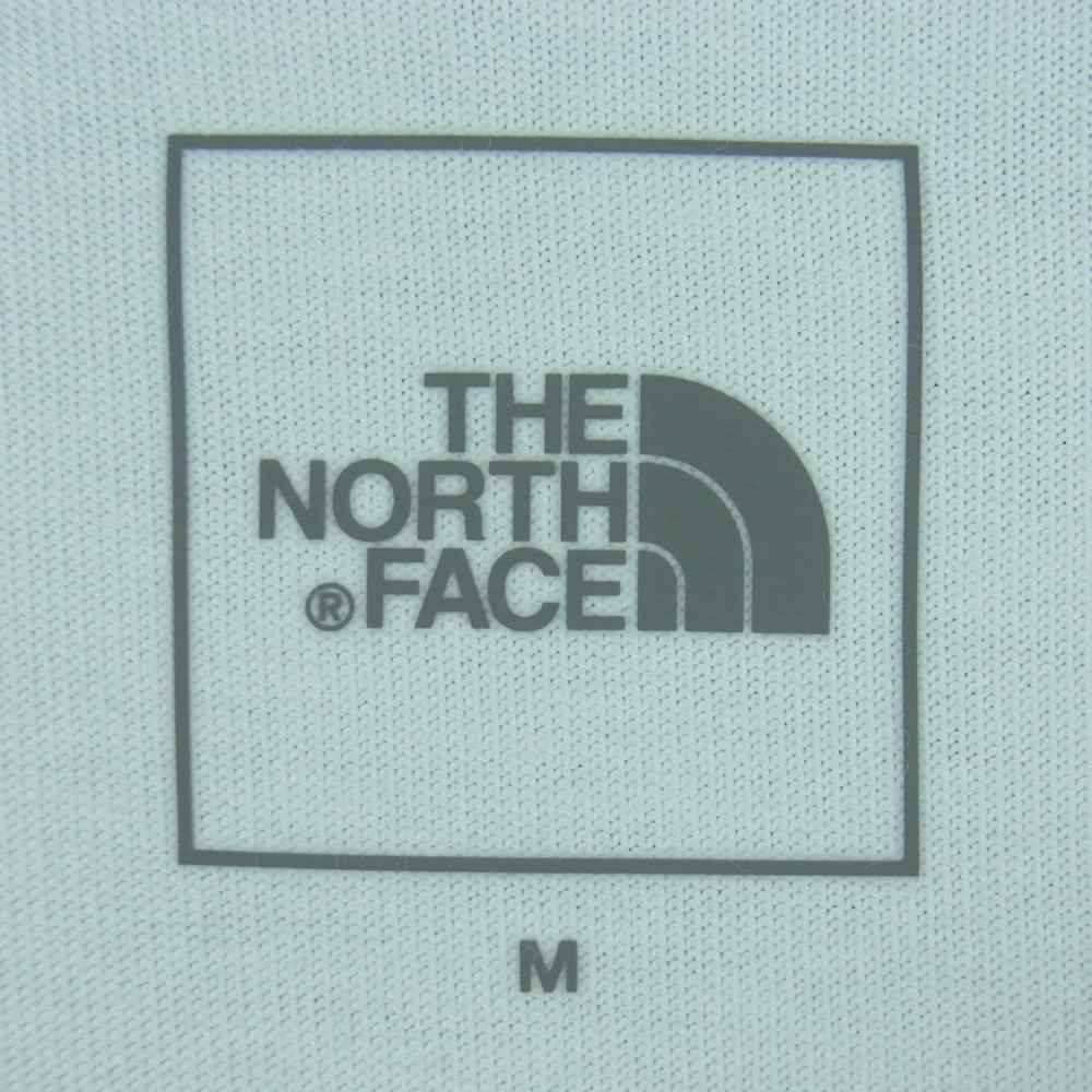 THE NORTH FACE ノースフェイス NT82136 L/S Square Logo Tee ロング スリーブ スクエア ロゴ 長袖 Tシャツ ホワイト系 M【新古品】【未使用】【中古】