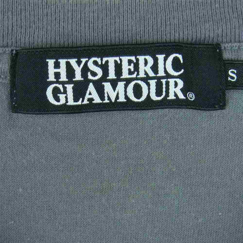 HYSTERIC GLAMOUR ヒステリックグラマー 0232CT23 DESTROY ALL MONSTERS フォト プリント 半袖 Tシャツ グレー系 S【中古】