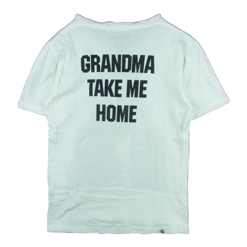 HYSTERIC GLAMOUR ヒステリックグラマー 0201CT09 KURT COBAIN カートコバーン フォト プリント 半袖 Tシャツ ホワイト系 S【中古】
